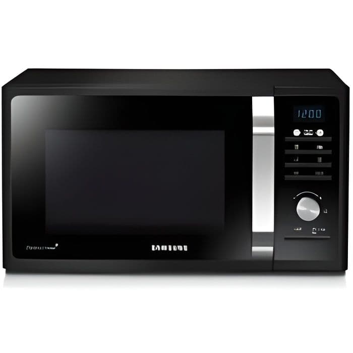 Mikrovågsugn Samsung MG23F302TAK 800 W, Grill 1100 W, 23L med stötdämpare på sidorna