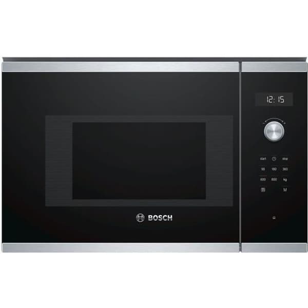 Bosch Serie 6 BFL524MS0 mikrovågsugn Inbyggd Enbart mikrovågsugn 20 l 800 W Svart, Rostfritt stål