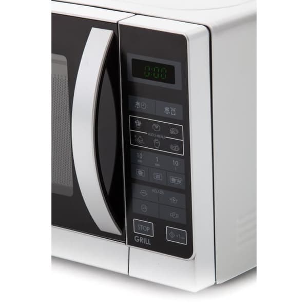 SHARP R-742WW - Mikrovågsgrill - Vit - 25L - 900 W - Grill 1000 W - Fristående