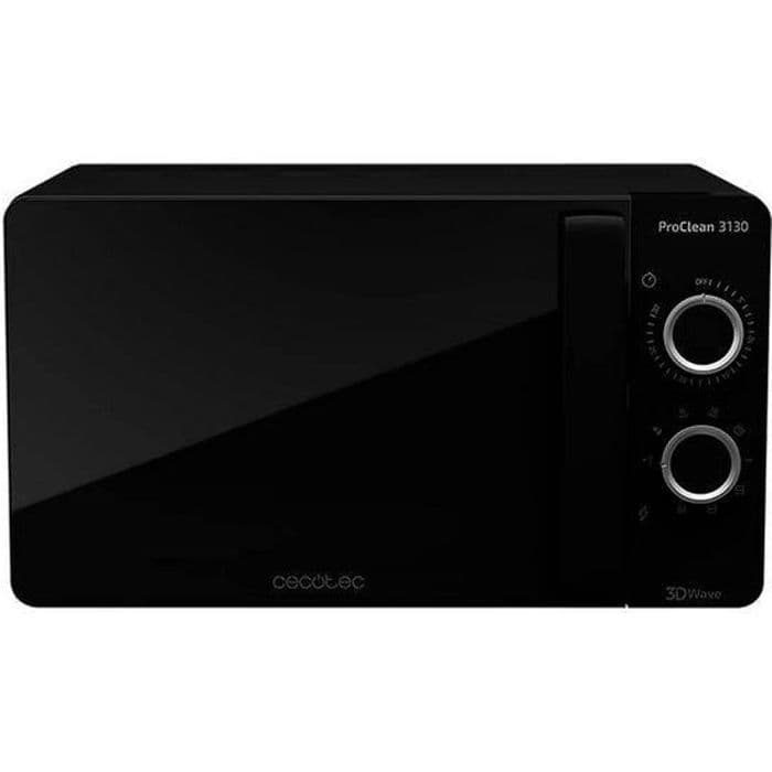 Mikrovågsugn med skivspelare Grill 3130 20 L 700W Svart - Mått 44,5 x 35,5 x 25,5 cm