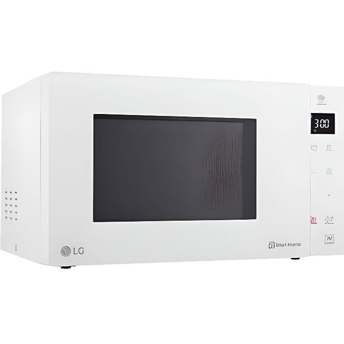 Mikrovågsugn med grill 25 L 1000W vit 900 W - Tina snabbt och värm mat