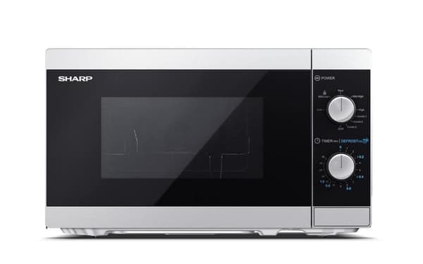 Sharp Hushållsapparater YC-MG01E-S mikrovågsugn Bänkskiva Kombinationsmikrovågsugn 20 L 800 W Svart, Grå