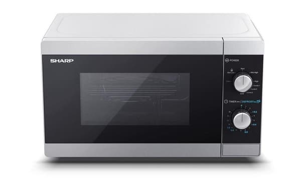 Sharp Hushållsapparater YC-MG01E-S mikrovågsugn Bänkskiva Kombinationsmikrovågsugn 20 L 800 W Svart, Grå