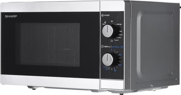 Sharp Hushållsapparater YC-MG01E-S mikrovågsugn Bänkskiva Kombinationsmikrovågsugn 20 L 800 W Svart, Grå