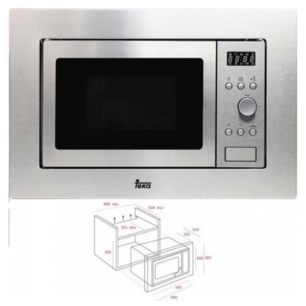 Grill Teka MWE204FI 20 L 800W Rustfrit stål