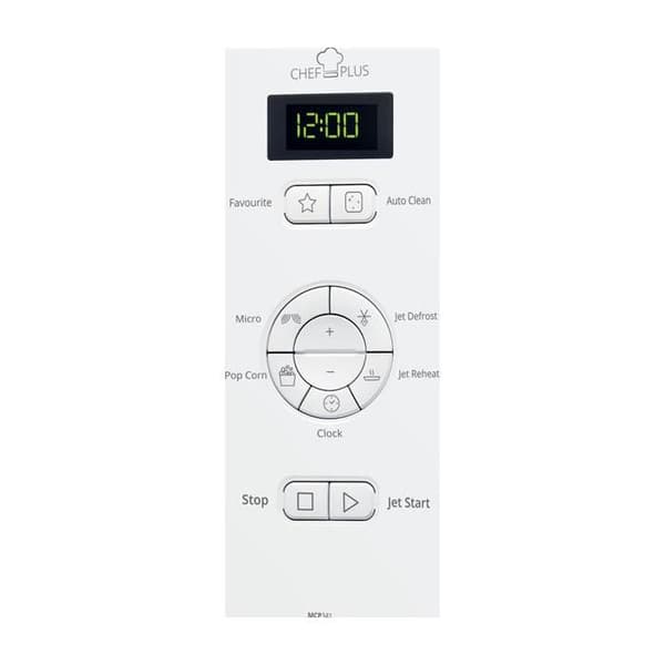WHIRLPOOL MCP341WH-vit mikrovågsugn med enkel funktion-25 L-800 W-fristående