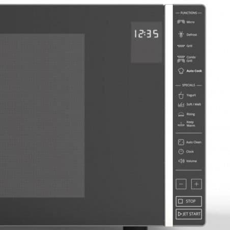 30 L 900 W + Grill 1050 W - Elektronisk - Cook 30 - 16 rek. Auto - Fondue-Cavity målad -Svart-silver