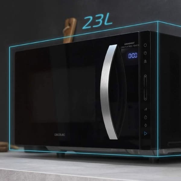 Cecotec Mikrovågsugn utan tallrik GrandHeat 2300 Flatbed Touch Black