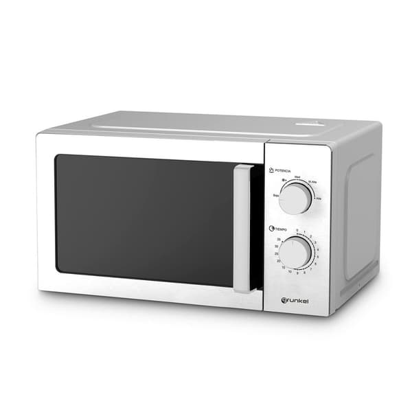 Mikrovågsugnen Grunkel Silvrig 700 W 20 L