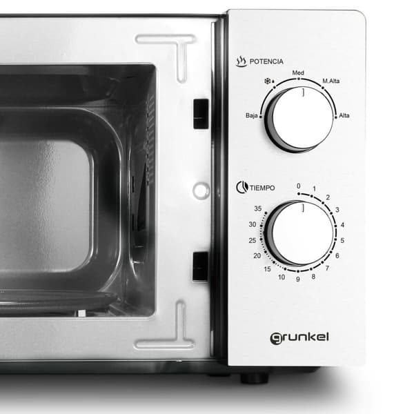 Mikrovågsugnen Grunkel Silvrig 700 W 20 L