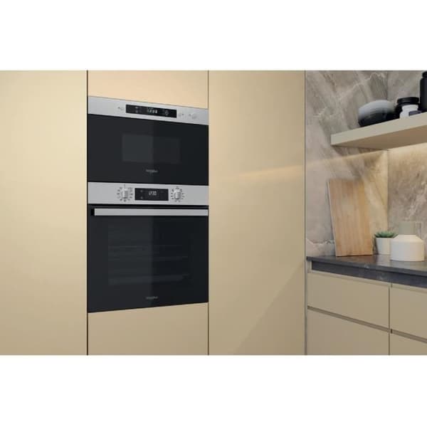 Inbyggd mikrovågsugn WHIRLPOOL MBNA900X - 22L -750 Watt - Jet Defrost - Rostfritt stål