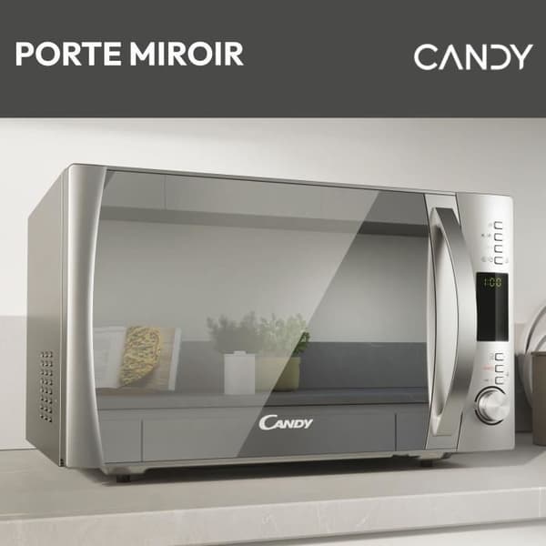 CBWM30DS Mikrovågsgrill - 30L -MO 900W - Skivspelare 31,5cm Tystnadsfunktion - Express EcoCooking-funktion - Spegeldörr
