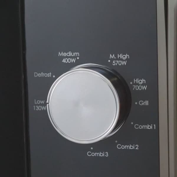 CMG20TNMB Mikrovågsugn CANDY Moderna Grill 20L 700W - 900W Grill - Mekanisk UI 6 effektnivåer - Viktavfrostningsfunktion