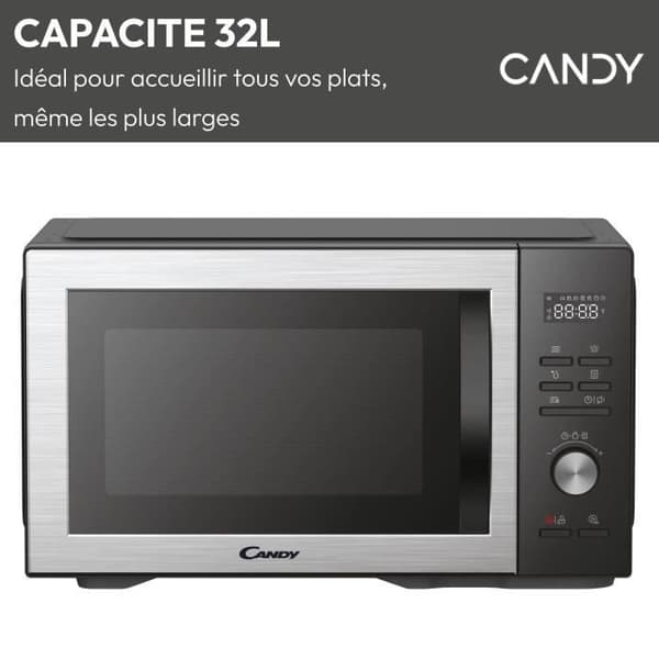CMGA31EDLB Mikrovågsgrill - 31L - MO: 1000W - Grill: 1000W - Kavitet i rostfritt stål - Digital UI Automatisk rengöring