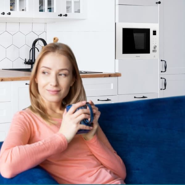Cecotec Digital built-in microwave with touch panel and grill, 20-litre capacity and 1200 W.