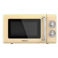 Miniatyrbild 1 av 5: Cecotec ProClean 3010 Retro Yellow 20-litre manual microwave with 700 W.