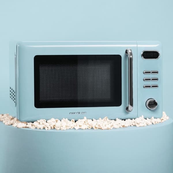 Cecotec ProClean 5110 Retro Blue 20-litre manual microwave with 700 W and grill.
