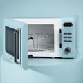 Miniatyrbild 5 av 5: Cecotec ProClean 5110 Retro Blue 20-litre manual microwave with 700 W and grill.