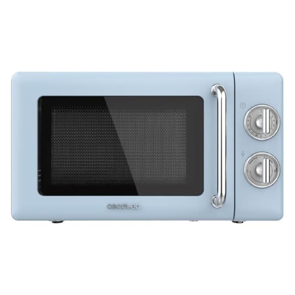 Cecotec ProClean 3010 Retro Blue 20-litre manual microwave with 700 W.
