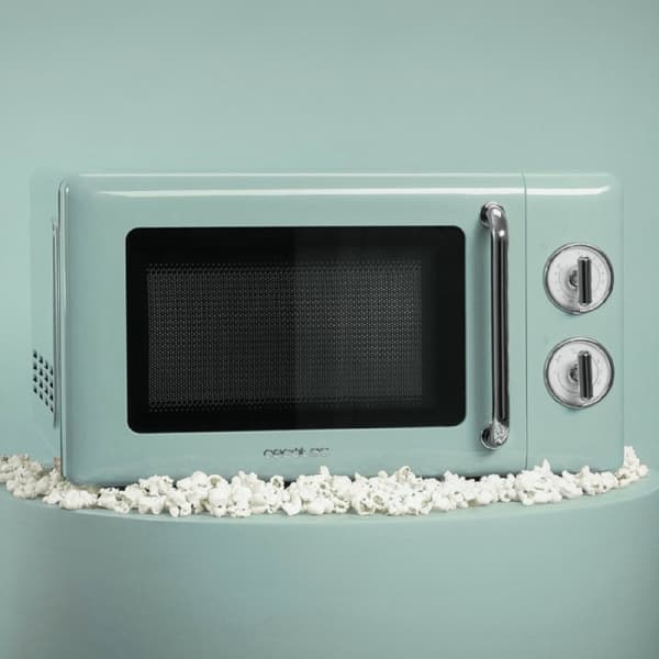 Cecotec ProClean 3110 Retro Green 20-litre manual microwave with 700 W and grill.