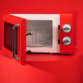 Miniatyrbild 5 av 5: Cecotec ProClean 3110 Retro Red 20-litre manual microwave with 700 W and grill.