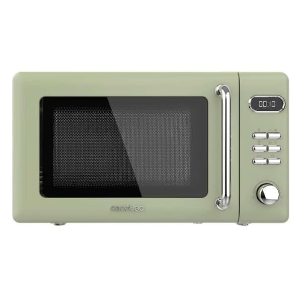 Cecotec ProClean 5110 Retro Green 20-litre manual microwave with 700 W and grill.