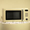 Miniatyrbild 3 av 5: Cecotec ProClean 5110 Retro Yellow 20-litre manual microwave with 700 W and grill.