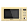 Miniatyrbild 1 av 5: Cecotec ProClean 5110 Retro Yellow 20-litre manual microwave with 700 W and grill.