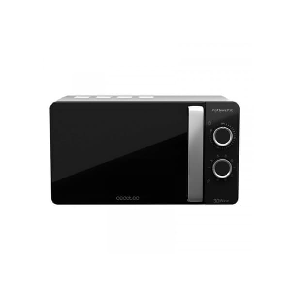 Cecotec 20-litre capacity microwave with grill, Ready2Clean coating and 3DWave technology.