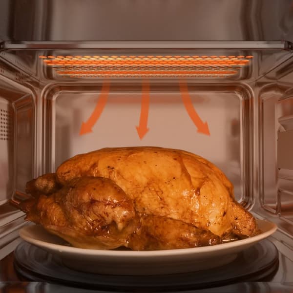 Cecotec 20-litre capacity microwave with grill, Ready2Clean coating and 3DWave technology.