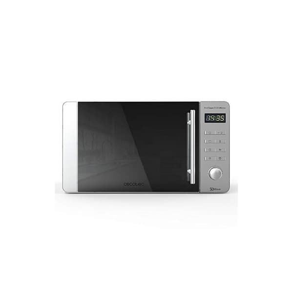 Cecotec 20-litre capacity microwave with grill, Ready2Clean coating and 3DWave technology.
