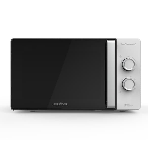 Cecotec 23-litre capacity microwave with grill, Ready2Clean coating and 3DWave technology.