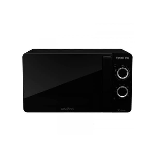 Cecotec 20-litre capacity microwave with grill, Ready2Clean coating and 3DWave technology.