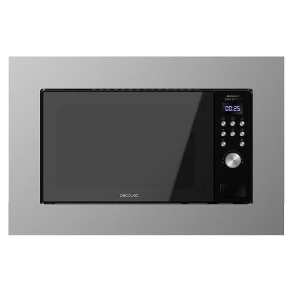 Cecotec Digital built-in microwave with grill and 20-litre capacity, 700 W and 9 pre-set functions.