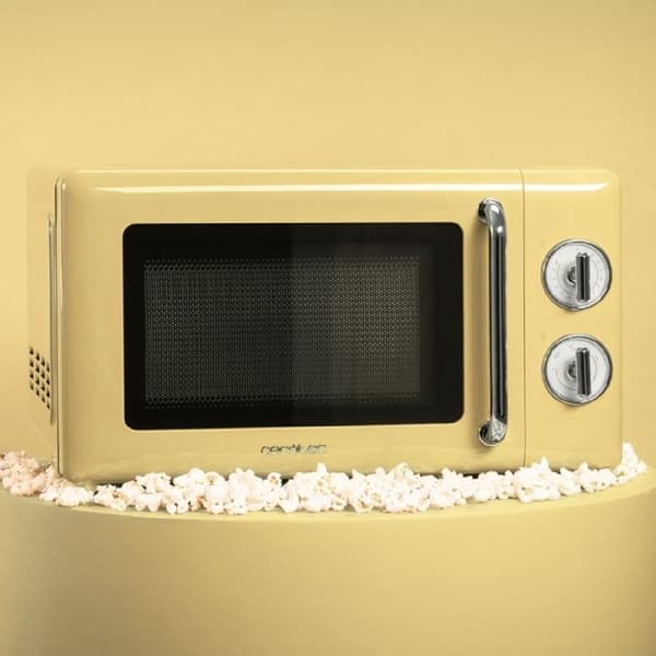 Cecotec Mikrovågsugn 20 L ProClean 3010 Retro Gul
