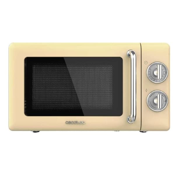 Cecotec Mikrovågsugn 20 L ProClean 3010 Retro Gul