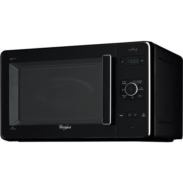 WHIRLPOOL JC218NB-Svart kombinerad mikrovågsugn-30 L-1000 W-Grill 1000 W-tvångsvärme 1300 W-fristående