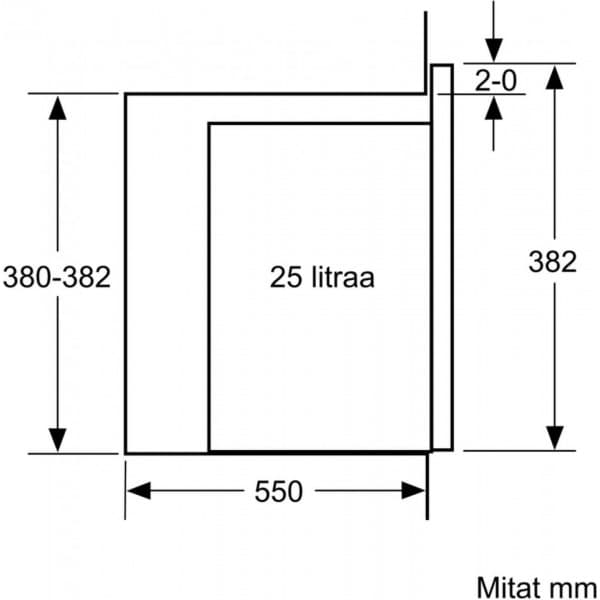Bosch BFL554MS0 Serie 6 -mikroaaltouuni, teräs