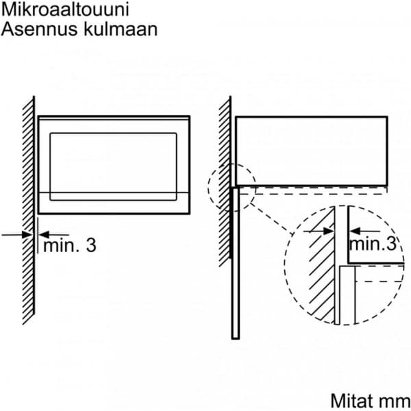 Bosch BFL554MS0 Serie 6 -mikroaaltouuni, teräs
