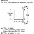 Miniatyrbild 5 av 6: Bosch BFL523MW3 Serie 2 -mikrovågsugn, vit