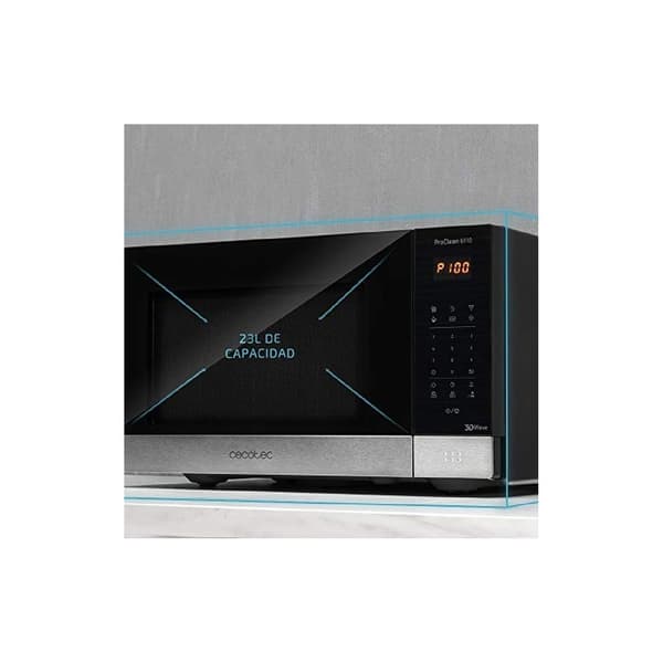 Cecotec Mikroaaltouuni Proclean 6110 800 W Musta 23 Liters / EU Plug