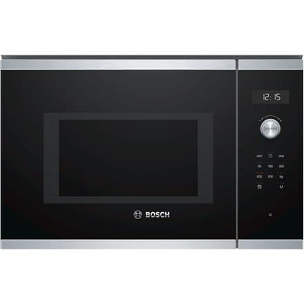 Bosch | BFL554MS0 | Mikroaaltouuni | Sisäänrakennettu | 31,5 L | 900 W | Ruostumaton teräs