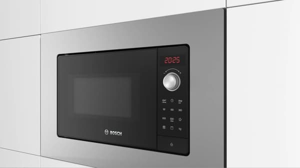 Bosch | BFL623MS3 | Mikrobølgeovn | Indbygget | 20 L | 800 W | Rustfrit stål