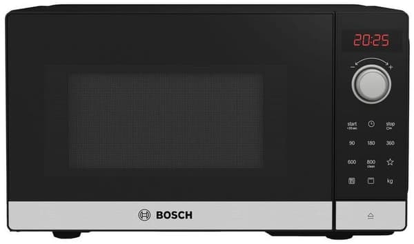 Bosch | FEL023MS2 | Mikrovågsugn Serie 2 | Fristående | 20 L | 800 W | Grill | Svart