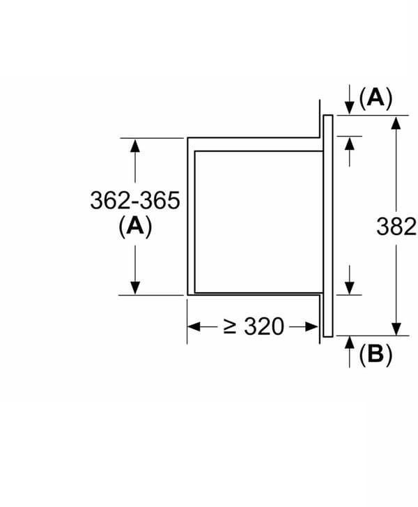Bosch Mikroaaltouuni BFL523MB3 Sisäänrakennettu, 800 W, Musta