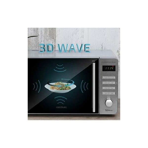 Cecotec Mikrovågsugn med Grill ProClean 5120. 20 L Kapacitet, Ready2Clean-beläggning, 700 W Effekt, 800 W Grill, 5 nivåer av
