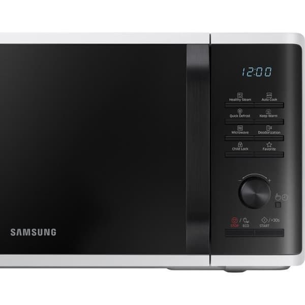 23L solo mikrovågsugn - SAMSUNG - MS23K3555EW - Vit - Elektronisk kontroll + knapp - Håll varm funktion