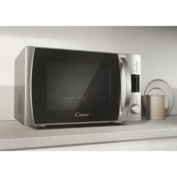 Candy Essenza CMXW30DS 900W 30L Digital Silver Mikrovågsugn - Avfrostningsfunktion - 5 effektnivåer - 10 automatiska menyer