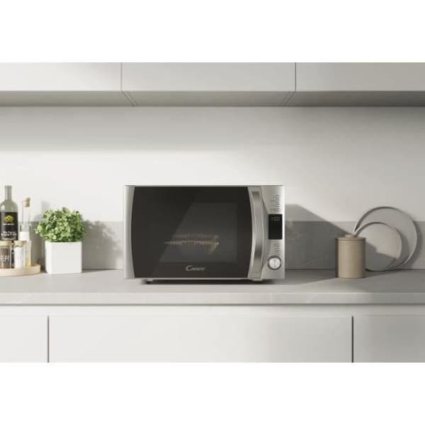 Candy Essenza CMXW30DS 900W 30L Digital Silver Mikrovågsugn - Avfrostningsfunktion - 5 effektnivåer - 10 automatiska menyer