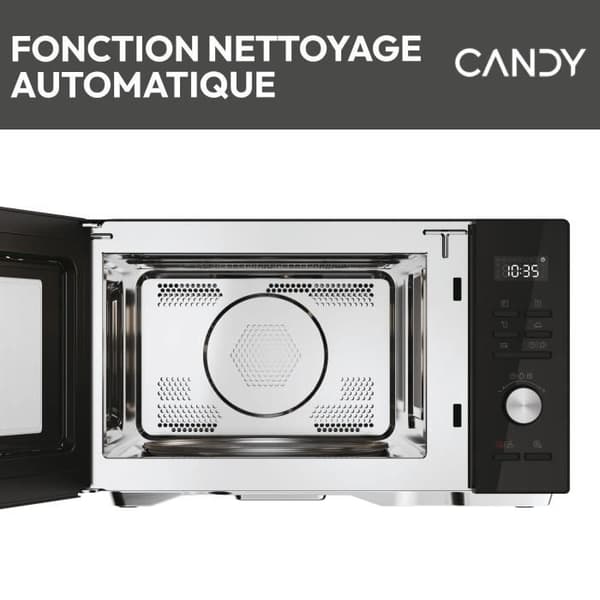 Kombimikrovågsugn Candy Essenza CMCA29EDLB 1000W 29L Digital Svart - Kombinerad fläktvärme - 5 effektnivåer - 10 menyer Aut